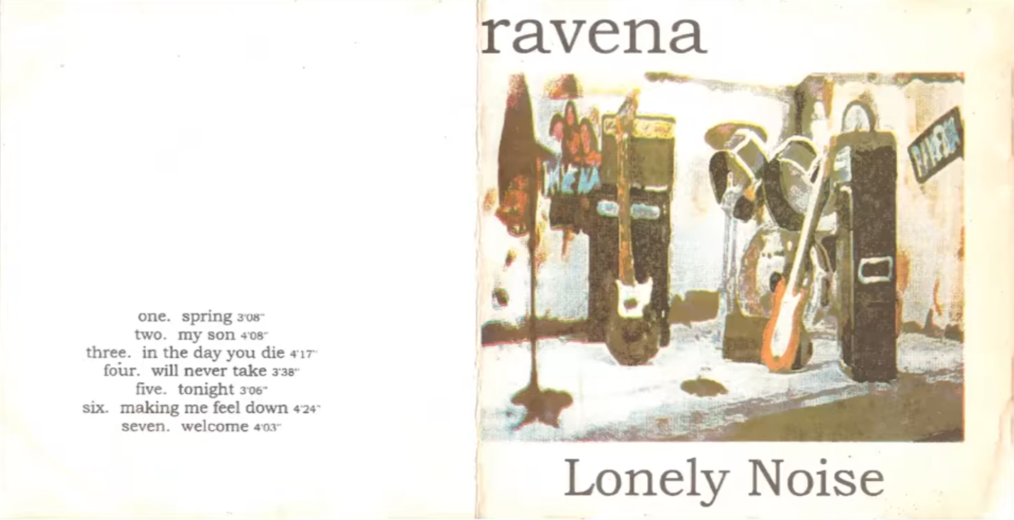 Screenshot do álbum Lonely Noise, da banda Ravena